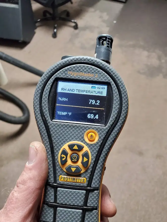 Moisture meter humidity assessment for Fire & Smoke Damage Restoration in Eldersburg